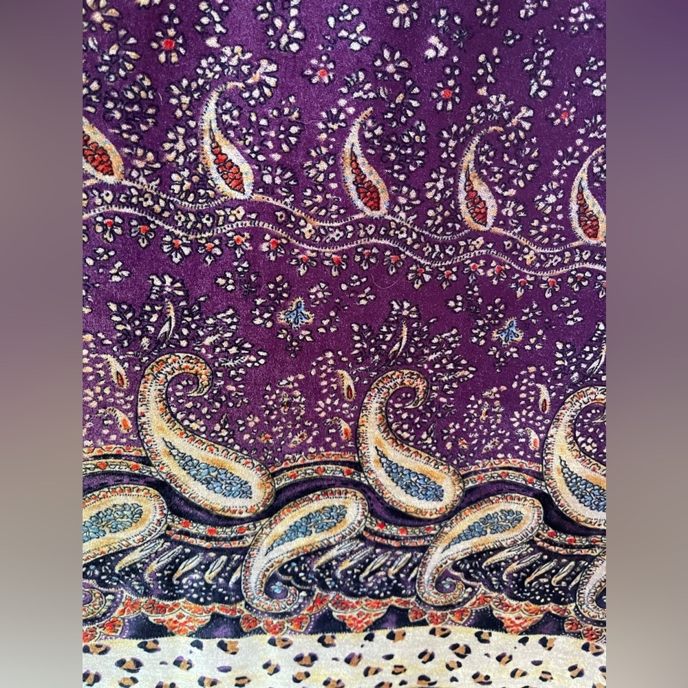 vintage purple velvet cheongsam/qipao w classic mandarin collar & short sleeves - Picture 6 of 16